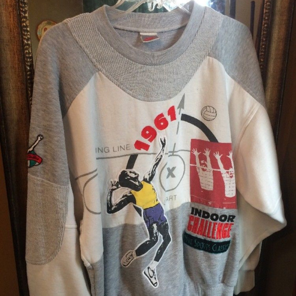 Vintage Nike Sports Classics Volleyball Red Tag L